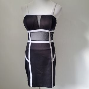 Bold Art Deco Style Club Dress